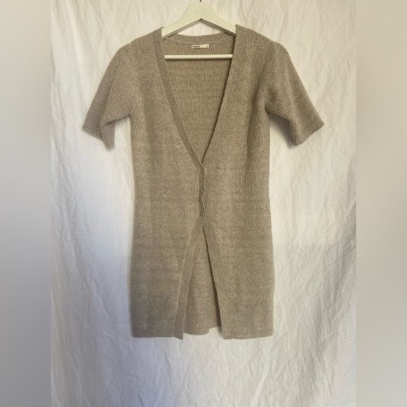 House Of CB Women's Short Sleeve Cardigan Knit Wool Size Small - Picture 2 of 10